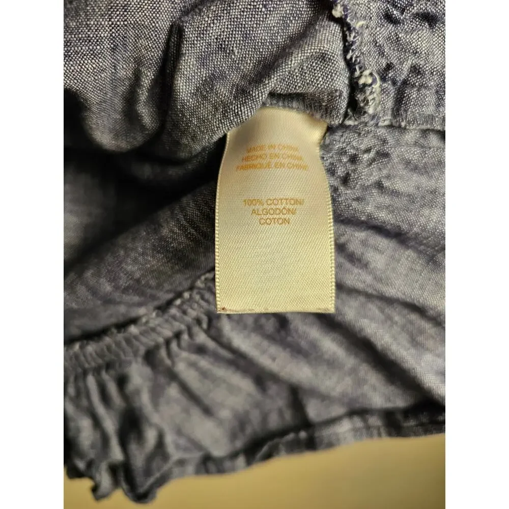 Kate Spade 100% Cotton Chambray Toddler Dress
